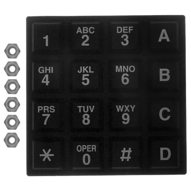 84LS-BB2-016-N (SWITCH KEYPAD 16 KEY 0.01A 24V)