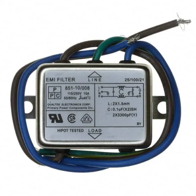 851-10/008 (LINE FILTER 115/250VAC 10A CHASS)