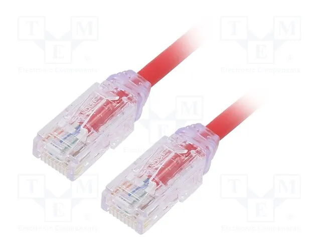 UTP28X2MRD (CAT 6A 28AWG UTP PATCH CORD, CM/)