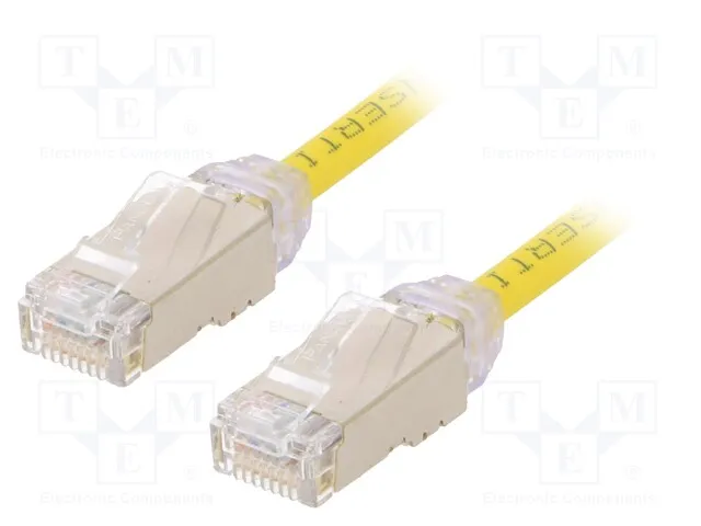 STP28X1MYL (CAT 6A 28AWG SHIELDED PATCH CORD)