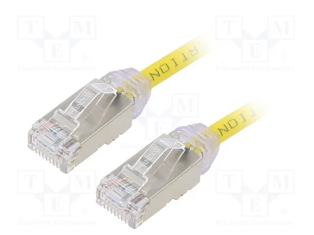 STP28X0.5MYL (CAT 6A 28AWG SHIELDED PATCH CORD)