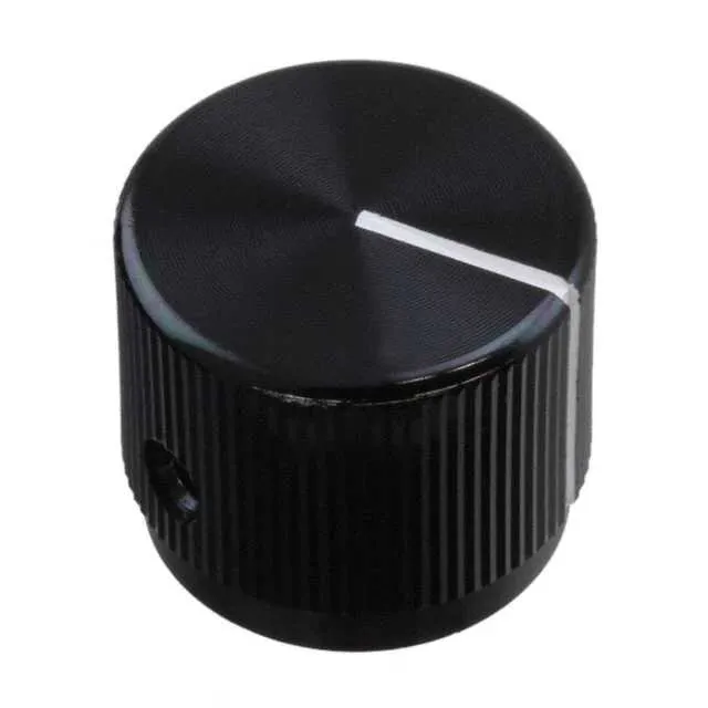 8519 (KNOB KNURLED 0.250 ALUMINUM")