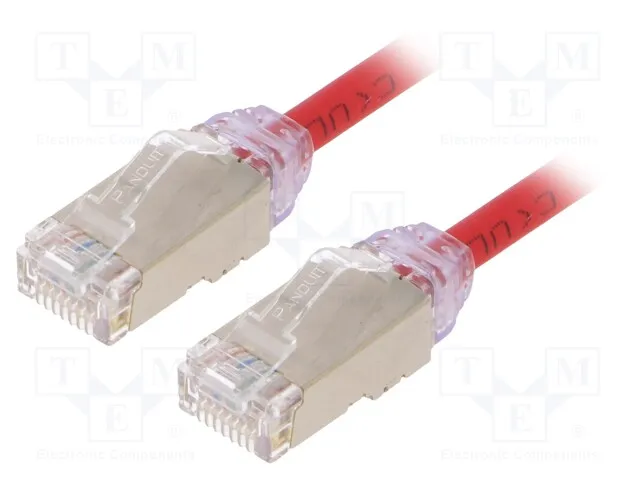 STP28X5MRD (CAT 6A 28AWG SHIELDED PATCH CORD)