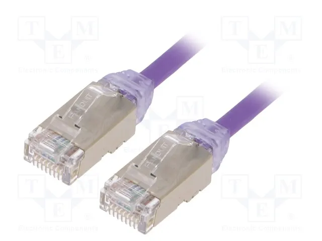 STP28X5MVL (CAT 6A 28AWG SHIELDED PATCH CORD)