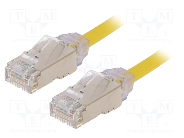 STP28X5MYL (CAT 6A 28AWG SHIELDED PATCH CORD)