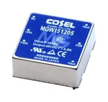 MGW152415 (Изолированные DC / DC преобразователи с отверстиями) - COSEL