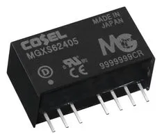 MGXS62412 (Изолированные DC / DC преобразователи с отверстиями) - COSEL