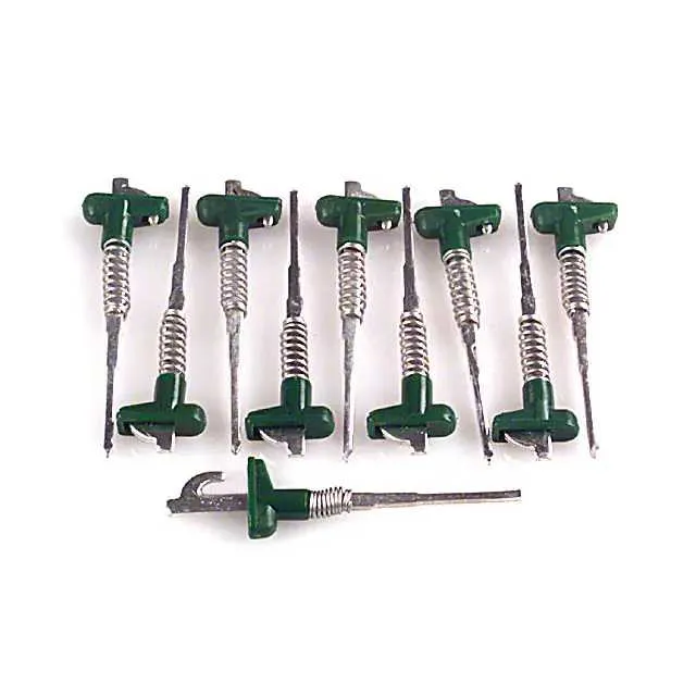 86-1-S-GRN (TERMINAL NAILCLIP 10PK GREEN)
