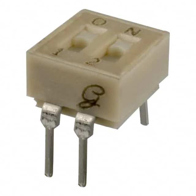 90B02S (SWITCH SLIDE DIP SPST 25MA 24V)