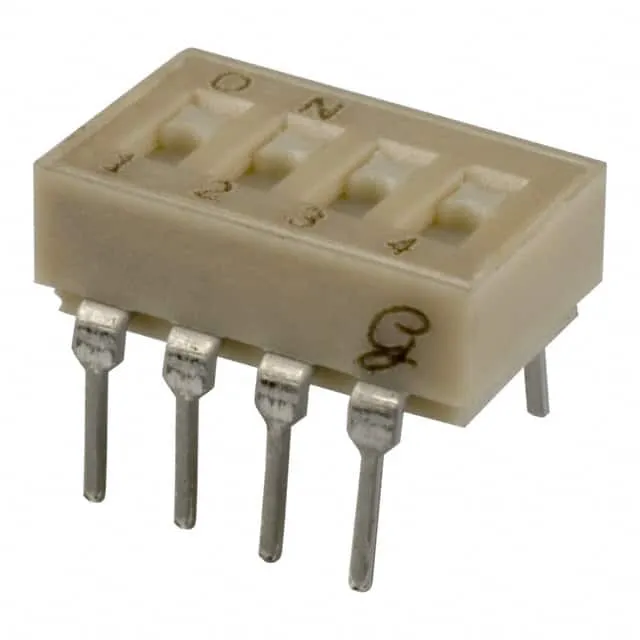 90B04S (SWITCH SLIDE DIP SPST 25MA 24V)