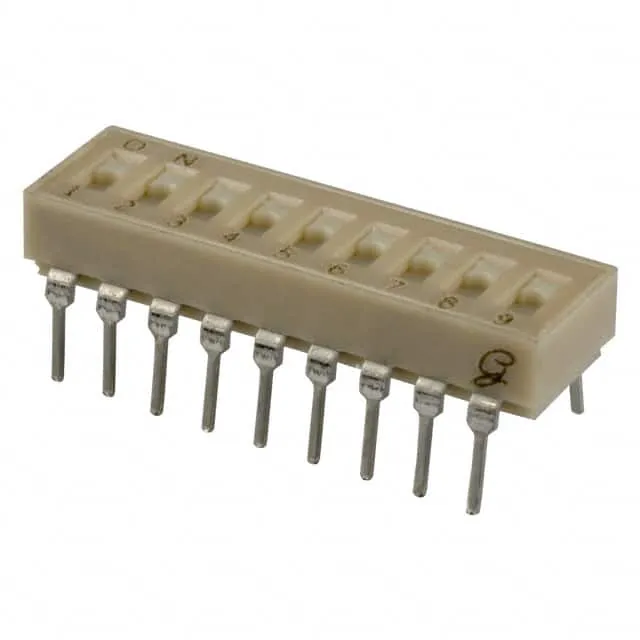 90B09S (SWITCH SLIDE DIP SPST 25MA 24V)
