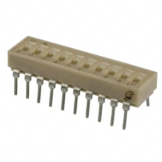 90B10S (SWITCH SLIDE DIP SPST 25MA 24V)
