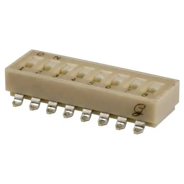 90HBW08P (SWITCH SLIDE DIP SPST 25MA 24V)