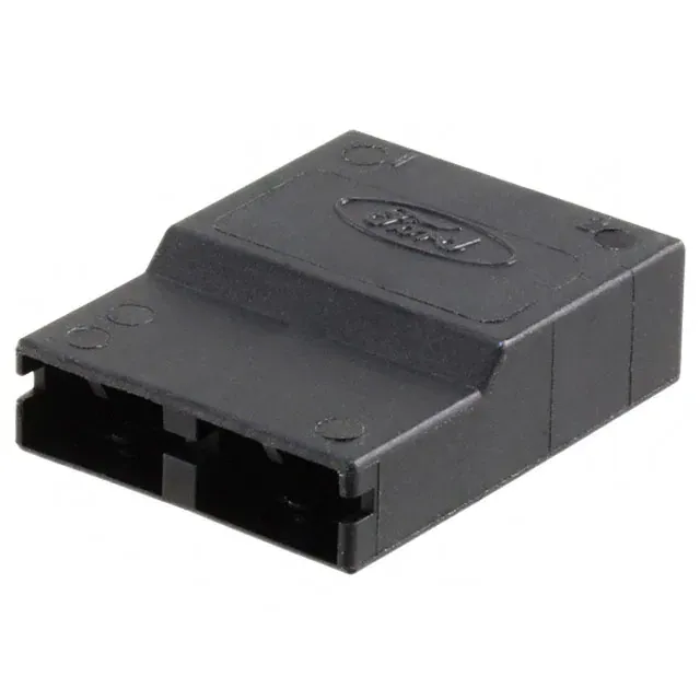 926716-1 (CONN RCPT HSG 0.25 2POS BLACK)