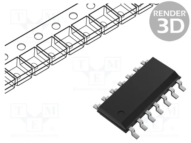 CD4093BMG4 (IC GATE NAND 4CH 2-INP 14SOIC)