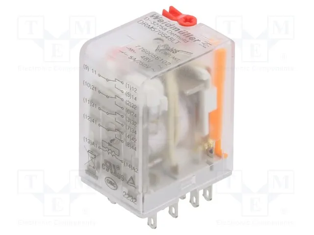 7760056102 (RELAY GEN PURPOSE 4PDT 10A 48V)