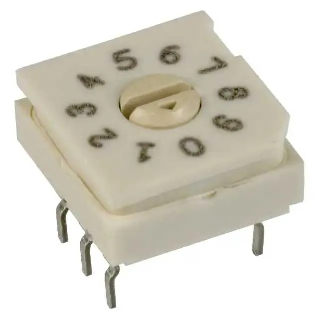 94HAB10T (SWITCH ROTARY DIP BCD 100MA 50V)