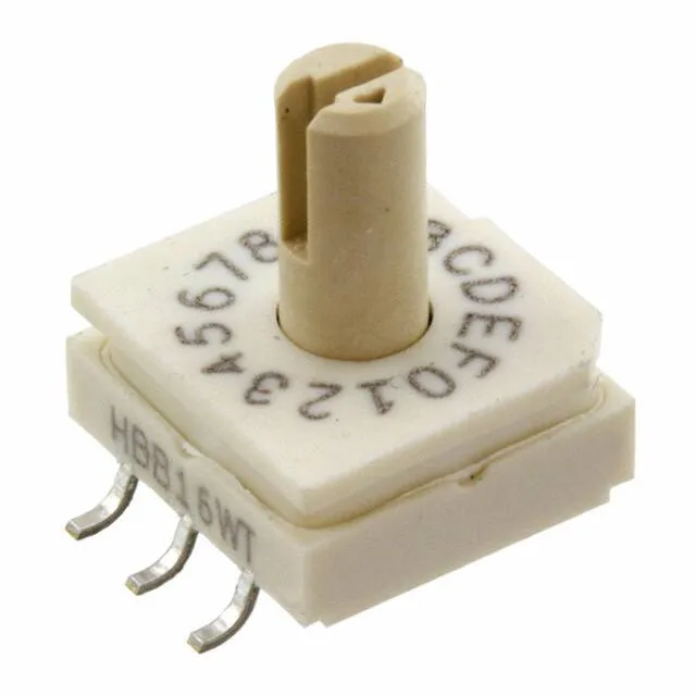 94HBB16WT (SWITCH ROTARY DIP HEX 100MA 50V)