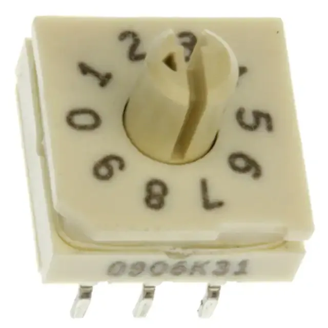 94HCB10T (SWITCH ROTARY DIP BCD 100MA 50V)
