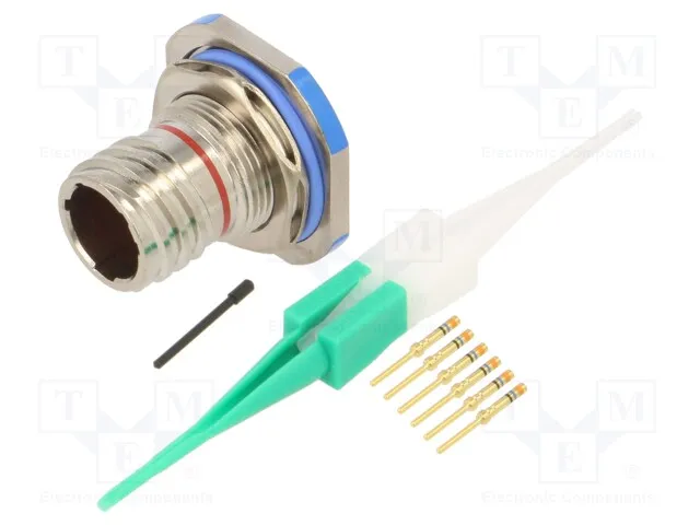D38999/24FA35PN (CONN RCPT MALE 6POS GOLD CRIMP)