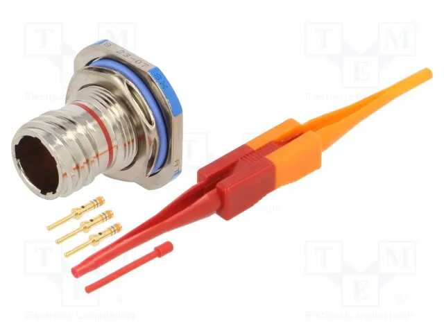 D38999/24FA98PN (CONN RCPT MALE 3POS GOLD CRIMP)