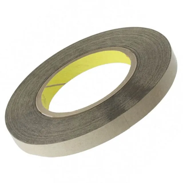 9629B-1/2-60 (TAPE DBL COATED BLK 1/2X 20YDS")