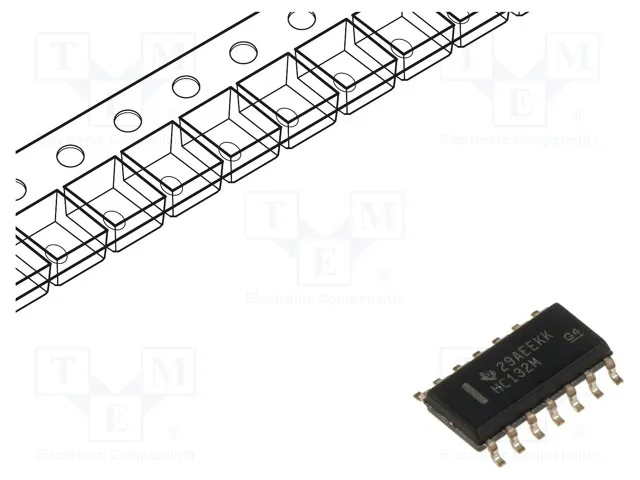 CD74HC132M96 (IC GATE NAND SCHMITT 4CH 14SOIC)