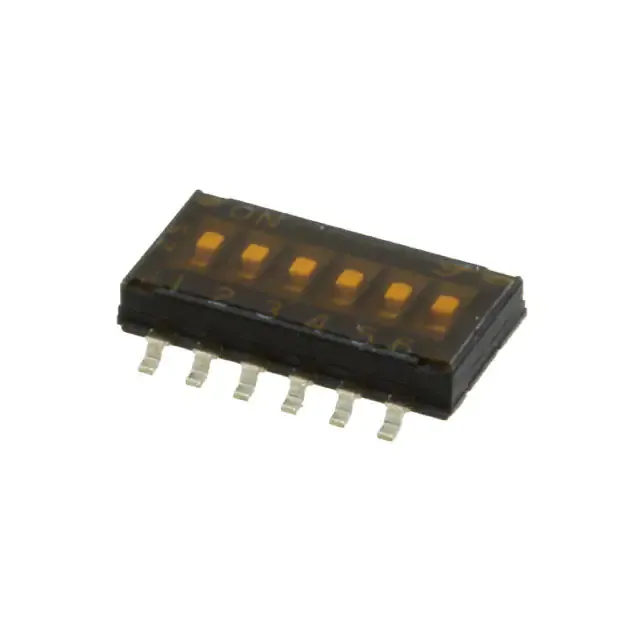 97C06SRT (SWITCH SLIDE DIP SPST 25MA 24V)