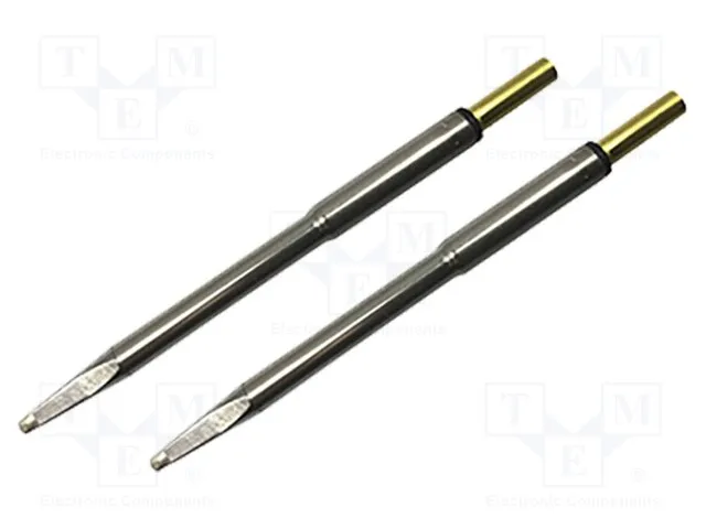 PTTC-703 (TWEEZER CARTRIDGE, SOLDERING, BLADE, 2MM, Tip / Nozzle Width:2mm, Tip / Nozzle Style:Blade, For Use With:Metcal MX-500SPT Precision Tweezer, Soldering &amp; Rework System, MX-PTZ Precision Tweezer Handpiece, Product Range:MX-5200 Series RoHS Compliant: YesСрок поставки 5-10 дней)