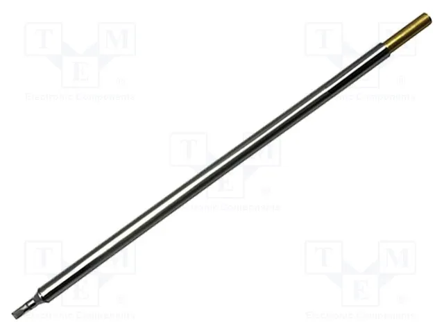 STTC-036 (TIP CARTRIDGE, SOLDER, 30+ CHISEL, 0.1IN, Tip / Nozzle Width:2.5mm, Tip / Nozzle Style:30° Chisel, For Use With:Metcal MX-500 Series Soldering Rework Stations, Product Range:STTC Series, Features:600 Series, Tip / Nozzle Length:0.39RoHS Compliant: YesСрок поставки 5-10 дней)