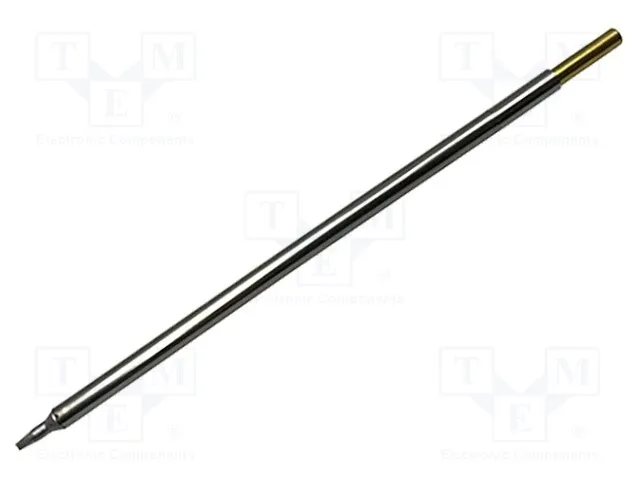 STTC-037 (TIP CARTRIDGE, SOLDER, 30+ CHISEL 0.07IN, Tip / Nozzle Width:1.78mm, Tip / Nozzle Style:30° Chisel, For Use With:Metcal MX-500, MX-5000 &amp; MX-5200 Series Soldering Rework Stations, Product Range:STTC Series, Features:600 Series RoHS Compliant: YesСрок поставки 5-10 дней)