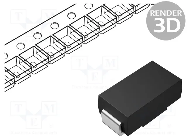 10BQ100TR (DIODE SCHOTTKY 100V 1A SMB)
