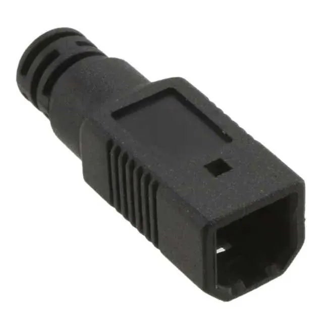 A-USBPB-HOOD-BLK-R (CONN HOOD USB B-MALE BLACK)