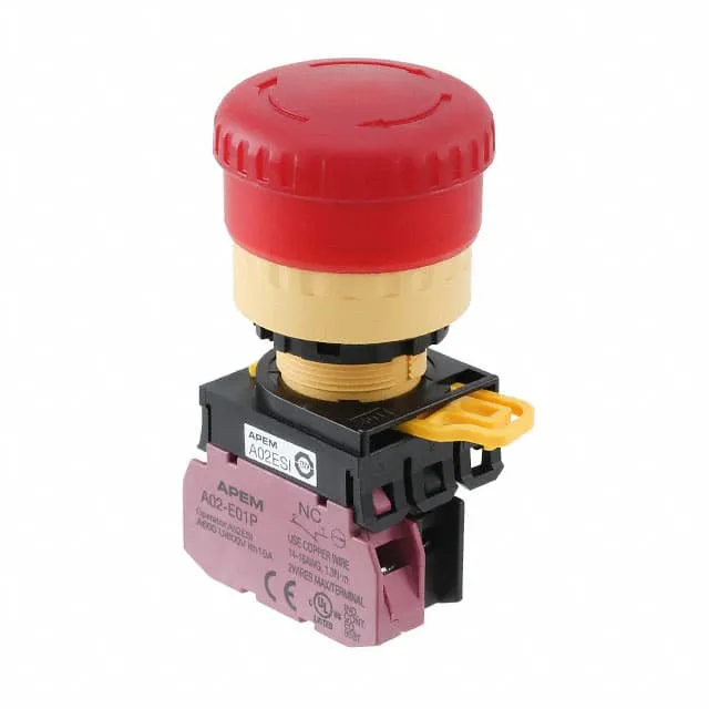 A02ESI4B101IR2 (SWITCH PUSH SPST-NC 6A 240V)
