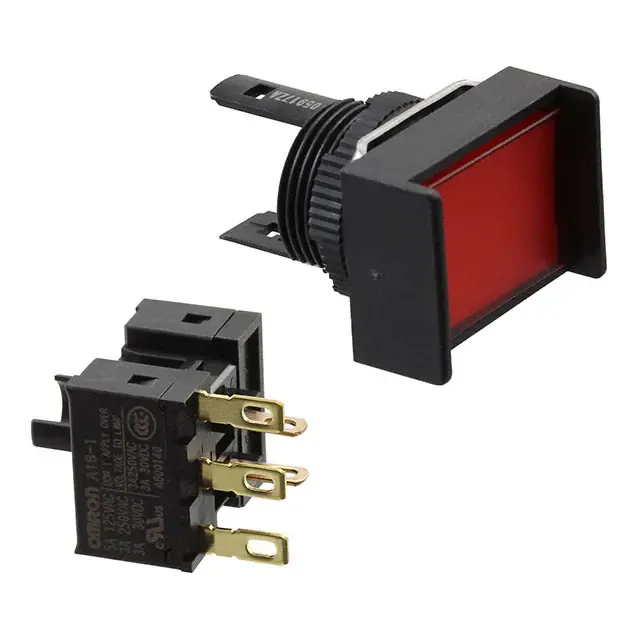 A165-JRM-1 (SWITCH PUSHBUTTON SPDT 5A 125V)