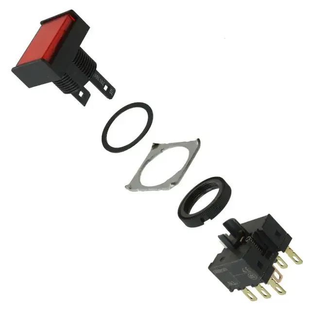 A165-JRM-2 (SWITCH PUSHBUTTON DPDT 5A 125V)