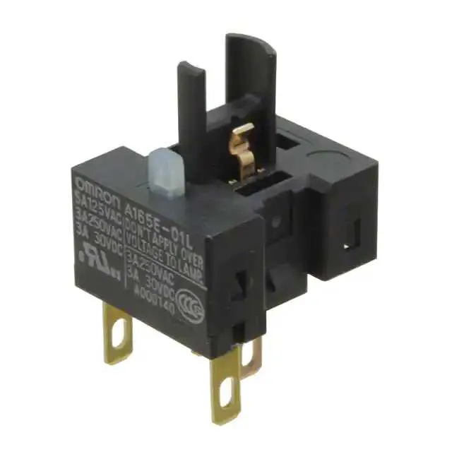 A165E-01L (SWITCH CONT BLK LIGHTED SPST-NC)