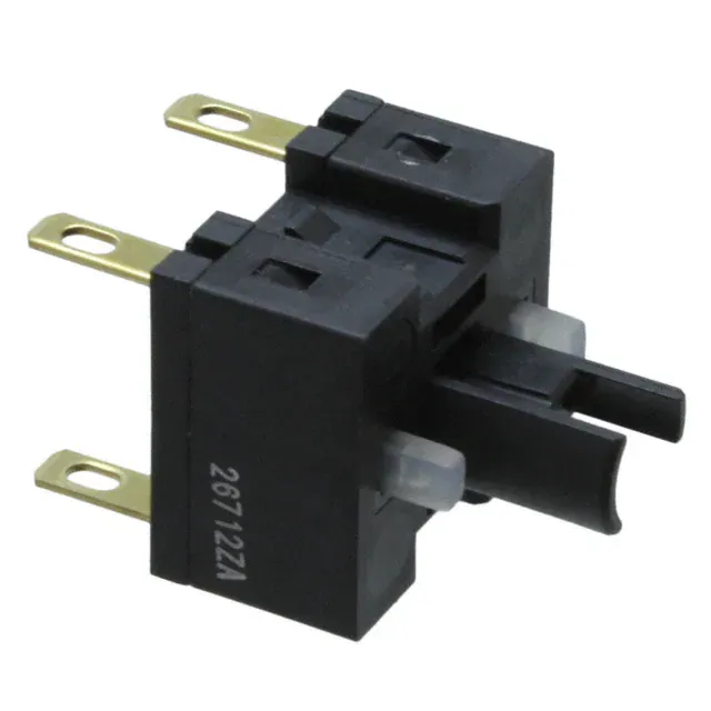 A165E-02 (SW CONT BLK NON-LIGHTED DPST-NC)