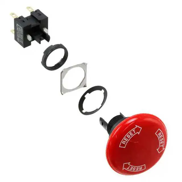 A165E-M-01 (SWITCH PUSH SPST-NC 5A 125V)