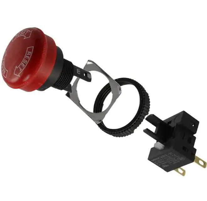 A165E-S-01 (SWITCH PUSH SPST-NC 5A 125V)