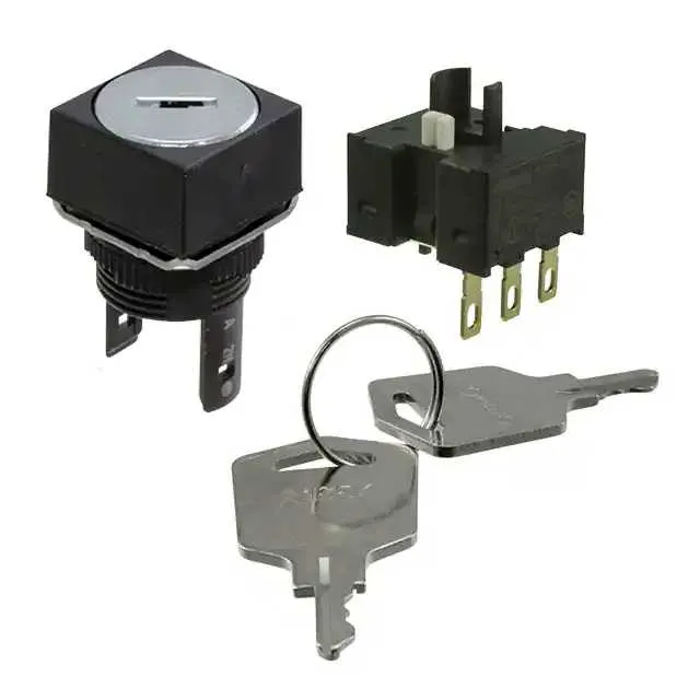 A165K-A2AL-1 (SWITCH KEYLOCK 2POS SPDT 5A 125V)