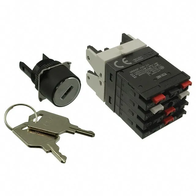 A165KT2M2S (SWITCH KEYLOCK 2POS DPDT 5A 125V)