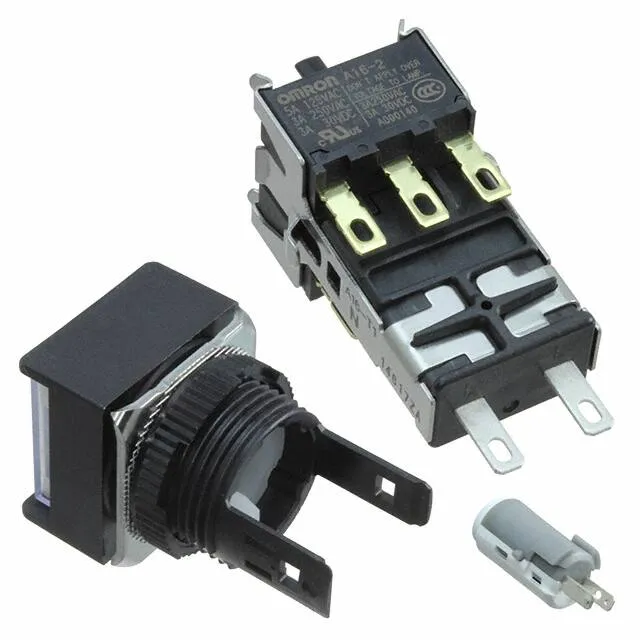 A165L-AWM-T1-2 (SWITCH PUSHBUTTON DPDT 5A 125V)