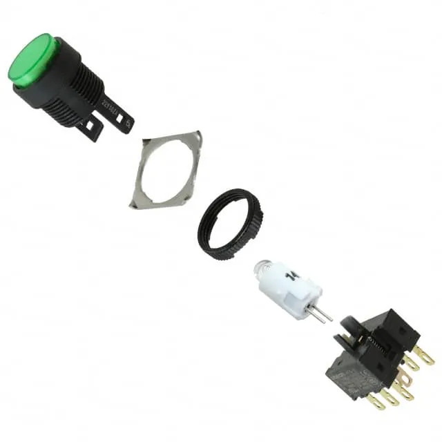 A165L-JGA-12-2 (SWITCH PUSHBUTTON DPDT 5A 125V)