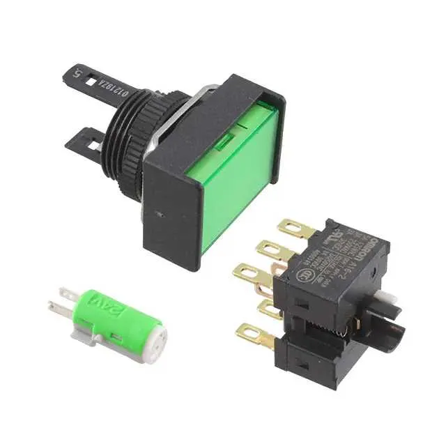 A165L-JGA-24D-2 (SWITCH PUSHBUTTON DPDT 5A 125V)