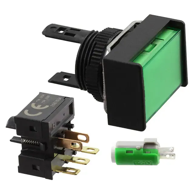 A165L-JGM-24D-1 (SWITCH PUSHBUTTON SPDT 5A 125V)
