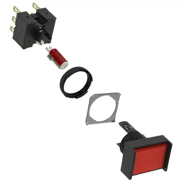 A165L-JRA-24D-2 (SWITCH PUSHBUTTON DPDT 5A 125V)