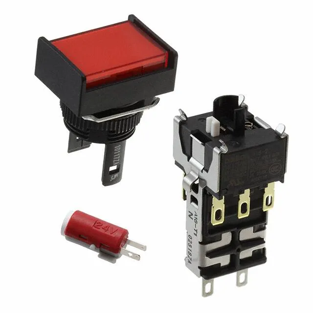 A165L-JRM-T1-2 (SWITCH PUSHBUTTON DPDT 5A 125V)