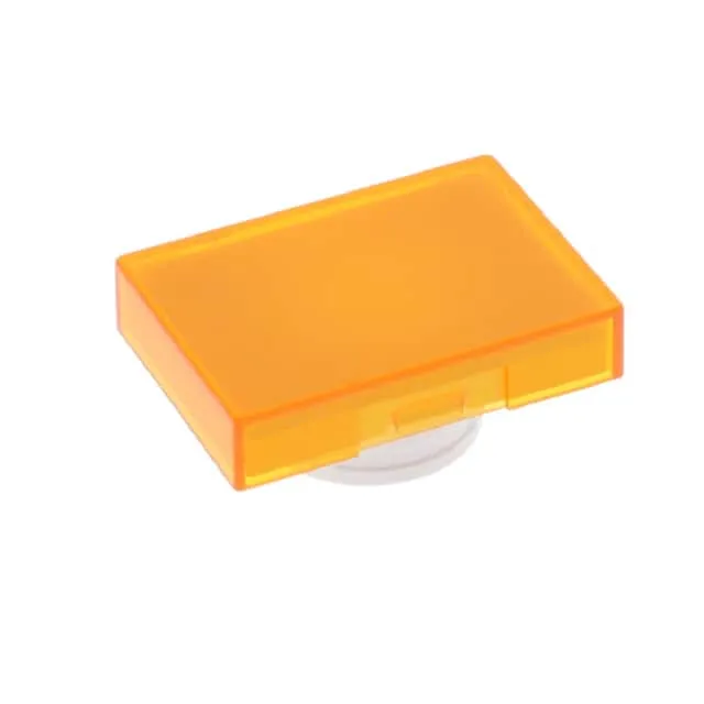 A165L-JY (CAP PUSHBUTTON RECT YELLOW)