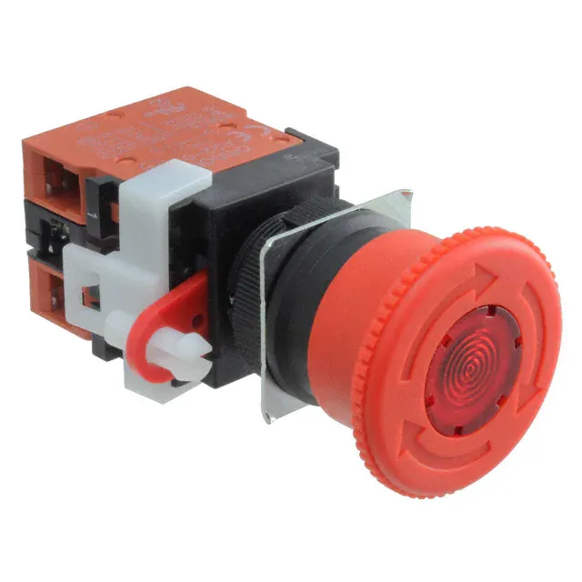A22EL-M-12A-02 (SWITCH PUSH DPST-NC 10A 110V)